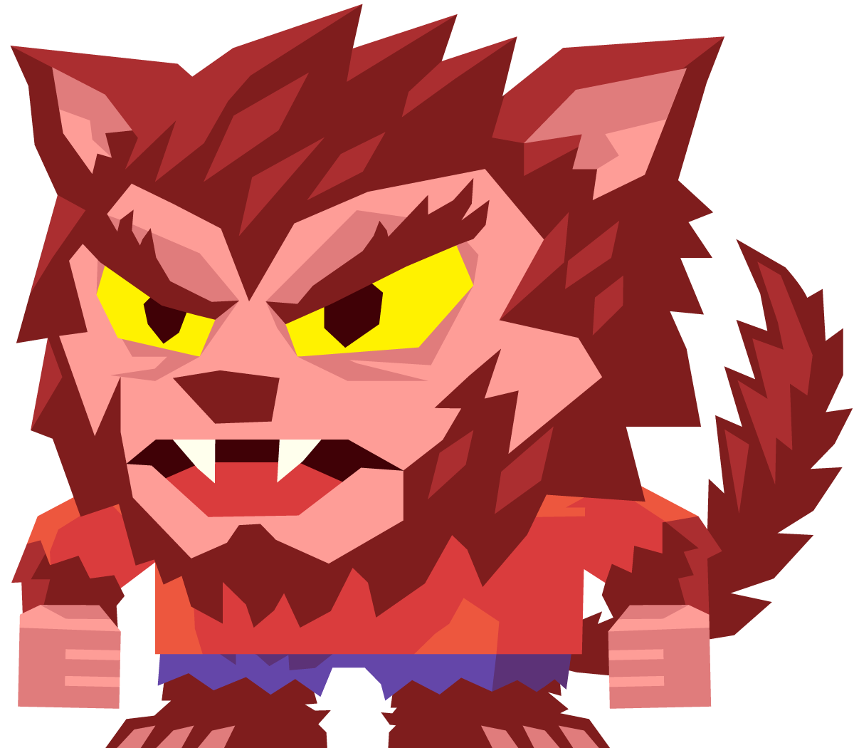 Slashy Camp Werewolf character
