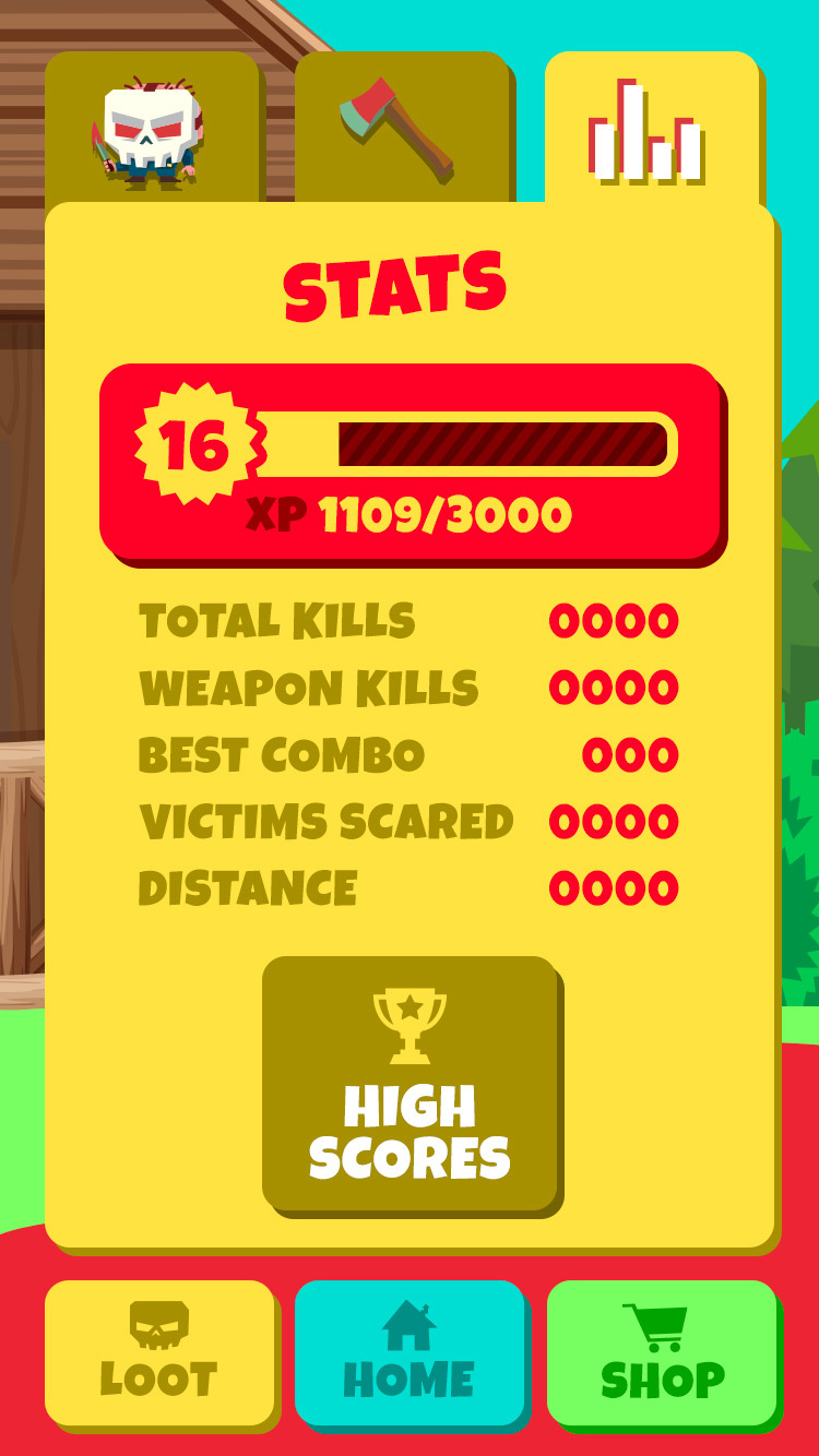 Slashy Camp loot screen