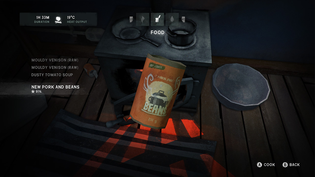 The Long Dark object inspection screen