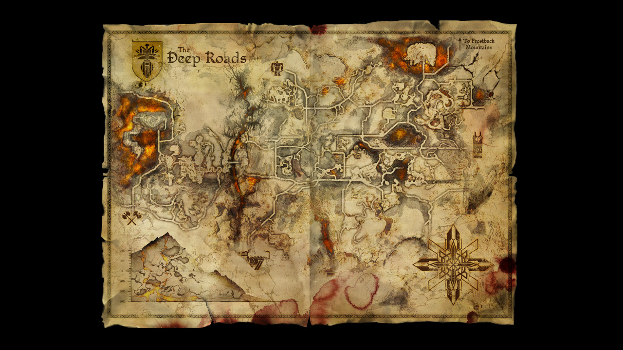 Dragon Age: Origins map artwork